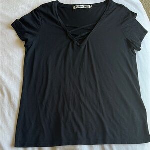 Michael Stars Black Short Sleeve Tee, OS